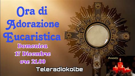 Foto di un'Adorazione Eucaristica