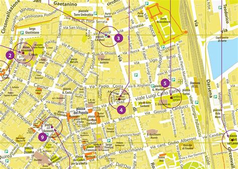 Mappa schematica della zona circostante con punti di interesse