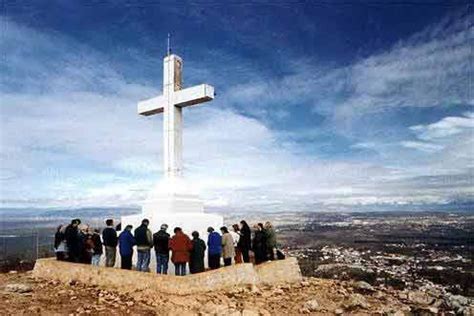 La croce monumentale sul Križevac a Medjugorje