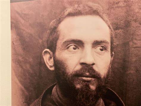 Rappresentazione artistica della vestizione di Padre Pio