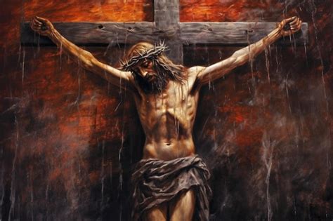 Gesù sulla croce, pronuncia la sua ultima preghiera