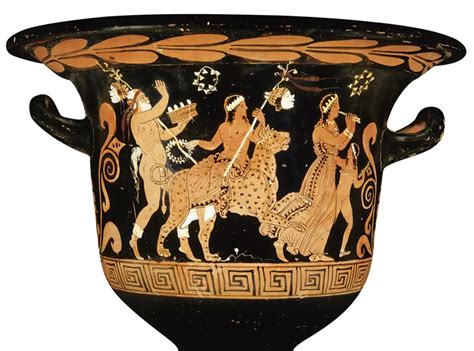 Baccanti e Satiri in una danza estatica (pittura vascolare greca)