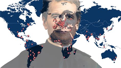 Mappa delle missioni salesiane nel mondo