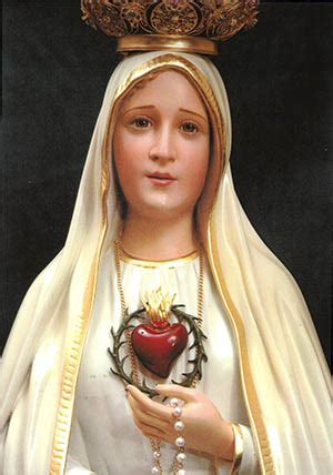 Volto della Madonna di Fatima