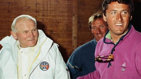 Lino Zani in abbigliamento da sci in montagna