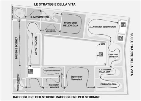 Mappa del percorso di visita dell'Abbazia