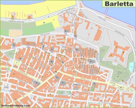 Mappa della città di Barletta con l'indicazione della sede di Service & Co. in Via Libertà 9