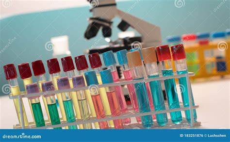microscopio con provette per rappresentare l'indagine scientifica
