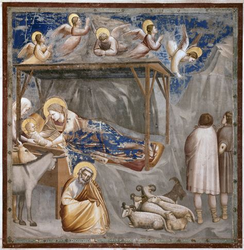 Affresco della Natività con la lavanda del bambino e le levatrici