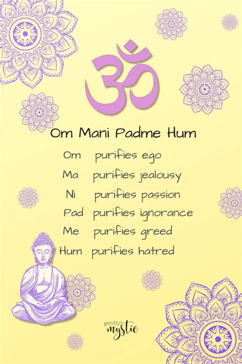 pietra mani tibetana con il mantra Om Mani Padme Hum inciso