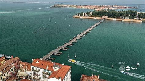 Mappa del percorso del ponte votivo che unisce Fondamente Nove al Cimitero di San Michele in Isola