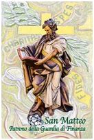 Icona di San Matteo Apostolo, patrono della Guardia di Finanza