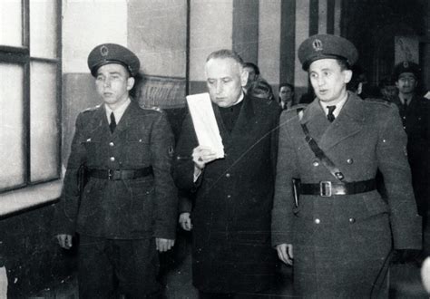 Immagine storica del processo a József Mindszenty