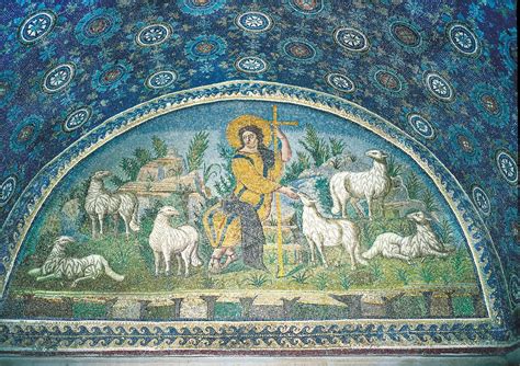 Mosaico del Buon Pastore nel Mausoleo di Galla Placidia