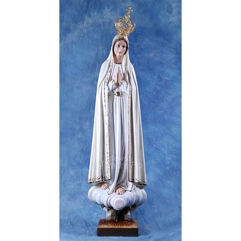 Foto della statua della Madonna di Fatima