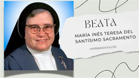 Ritratto di Madre María Inés Teresa del Santísimo Sacramento
