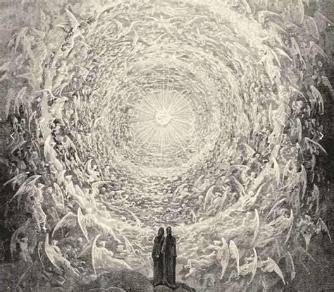 illustrazione della Rosa dei Beati di Dante