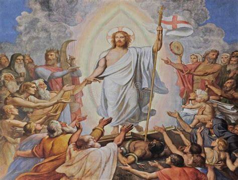 Immagine simbolica della risurrezione di Cristo con luce e speranza