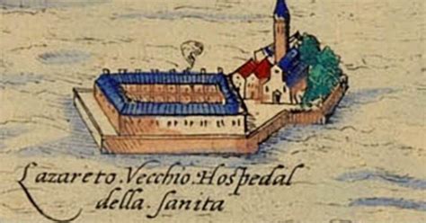 Illustrazione di un lazzaretto storico