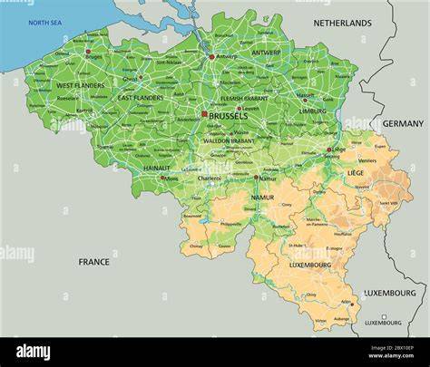 Mappa dettagliata dei monasteri in Francia e Belgio
