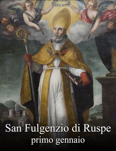 Fulgenzio di Ruspe in una stampa antica o iconografia