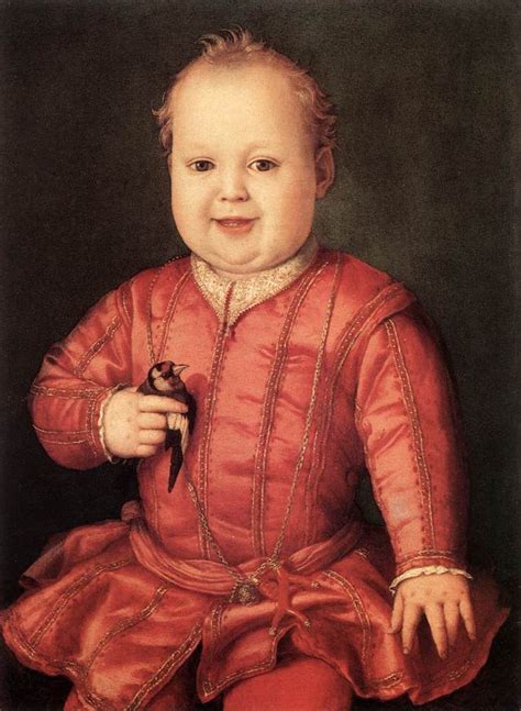 Ritratto di Giovanni de’ Medici di Agnolo Bronzino con corallo