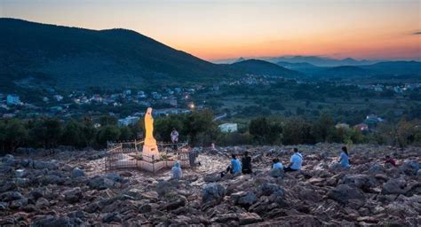 Mappa schematica dei principali luoghi di interesse a Medjugorje per i pellegrini