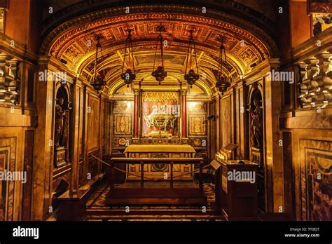 Foto del reliquiario della Culla del Bambino Gesù nella Basilica di Santa Maria Maggiore