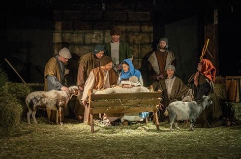 Illustrazione storica o ricostruzione del primo presepe vivente di San Francesco a Greccio