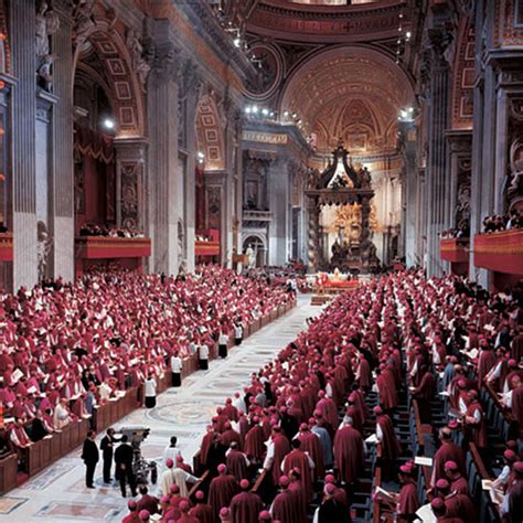 Una rappresentazione grafica dei quattro pilastri del Concilio Vaticano II: le quattro costituzioni.