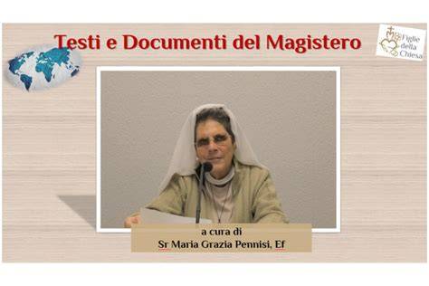Documenti e testi del Magistero della Chiesa