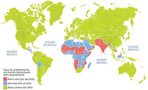 Mappa mondiale che mostra la diffusione delle case di missione di Madre Teresa