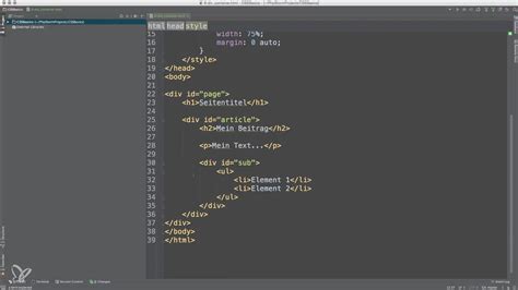 Struttura di base di un documento HTML con evidenziati prologo, head e body