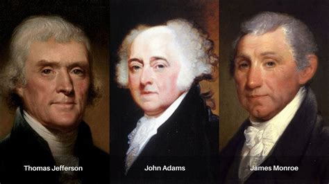 Collage di ritratti storici di Thomas More e Thomas Jefferson