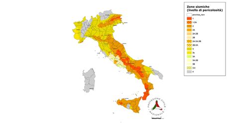 Mappa sismica dell'Italia Centrale con epicentri recenti