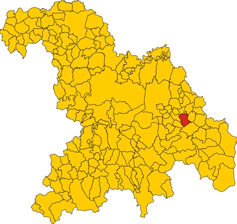 Mappa del comune di Avolasca e della località Palenzona