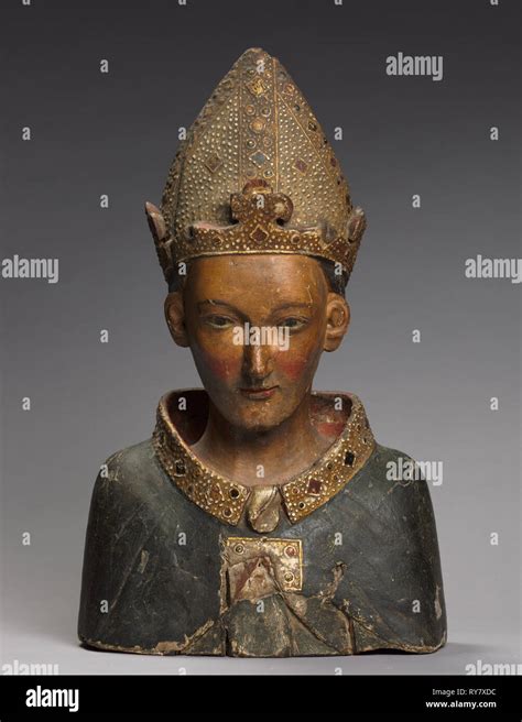 Busto reliquiario generico con vano alla base