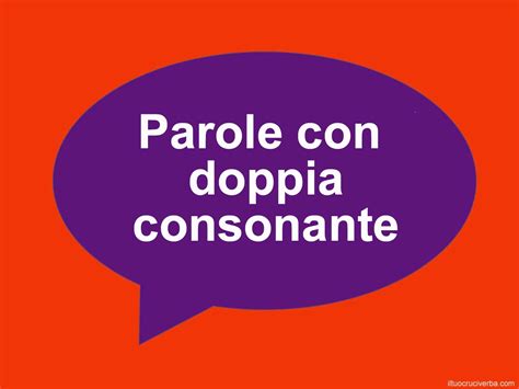 Infografica: La differenza tra parole con singola e doppia consonante in italiano