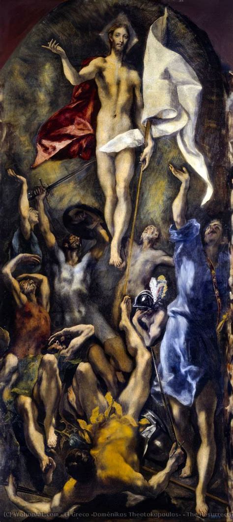 Veduta d'insieme della Resurrezione di El Greco, Museo del Prado
