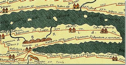 mappa storica del Salento o una pergamena antica