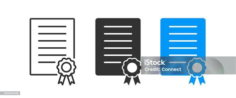 Icona stilizzata di un certificato o diploma con simboli scolastici e sportivi.