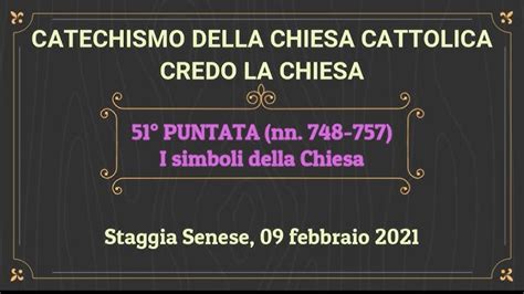 simboli dell'unità della Chiesa