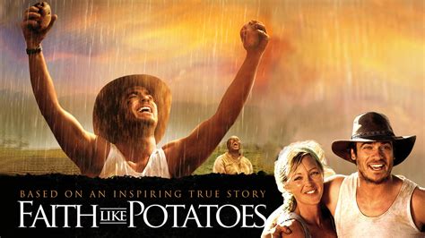 scena di un campo di patate o un agricoltore dal film Faith Like Potatoes