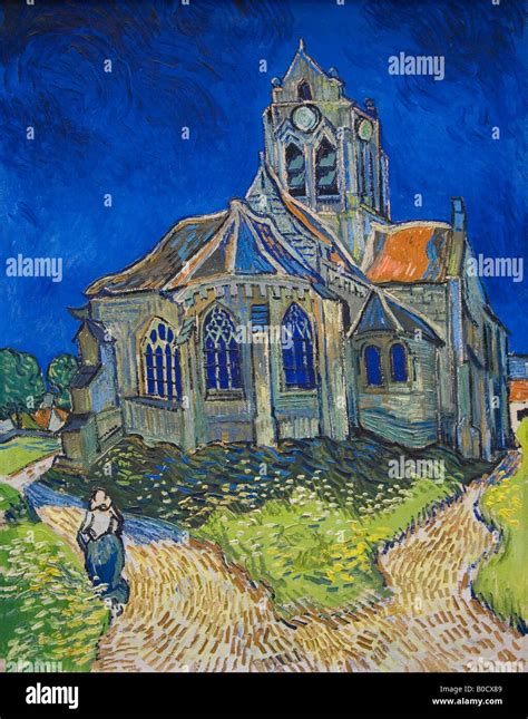 dipinto di Van Gogh raffigurante La Chiesa di Auvers-sur-Oise
