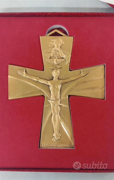 Esemplare di bronzo argentato commemorativo del Giubileo 1933