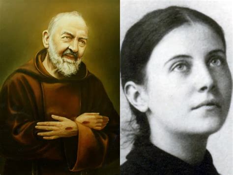 Gemma di Giorgi con Padre Pio