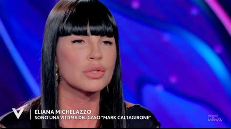 Eliana Michelazzo durante la confessione shock in studio