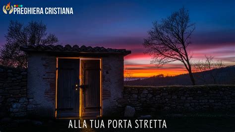 Illustrazione della porta stretta e della porta larga