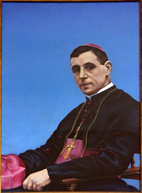 Ritratto fotografico di Mons. Giovanni Ferro, fondatore del Museo Diocesano di Reggio Calabria