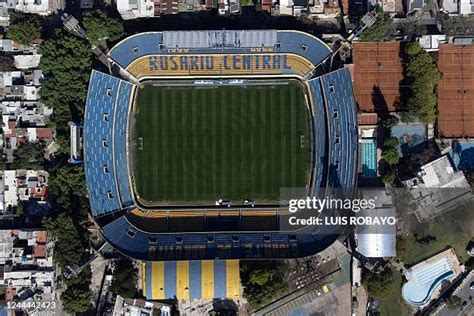 Mappa della città di Rosario con l'ubicazione dello stadio Gigante de Arroyito (Central) e del Coloso del Parque (Newell’s)